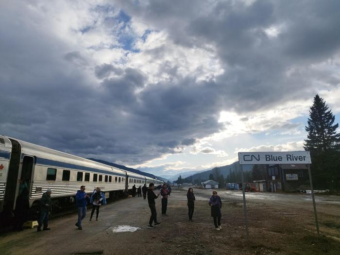 Blue River train station