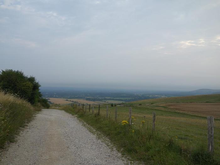 View from beyond Truleigh Hill