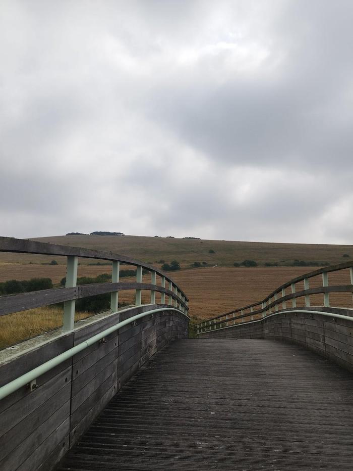 Bridge over the A26 dual carriageway